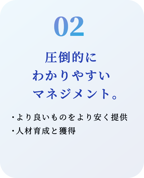 圧倒的にわかりやすいマネジメント。