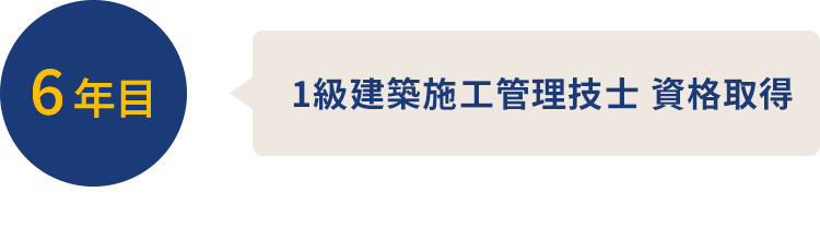 6年目 1級建築施工管理技士 資格取得